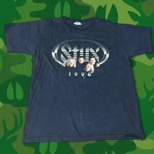 vintage 1996 Styx "Return to the Paradise Theatre tour shirt